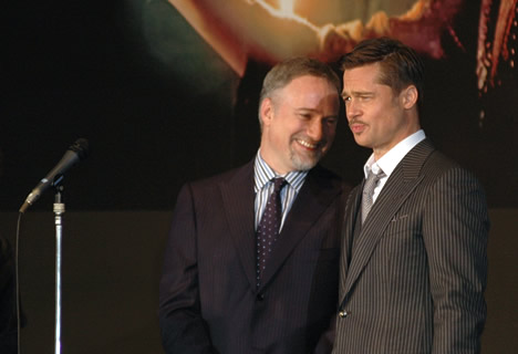 フィンチャー監督とブラッド・ピット